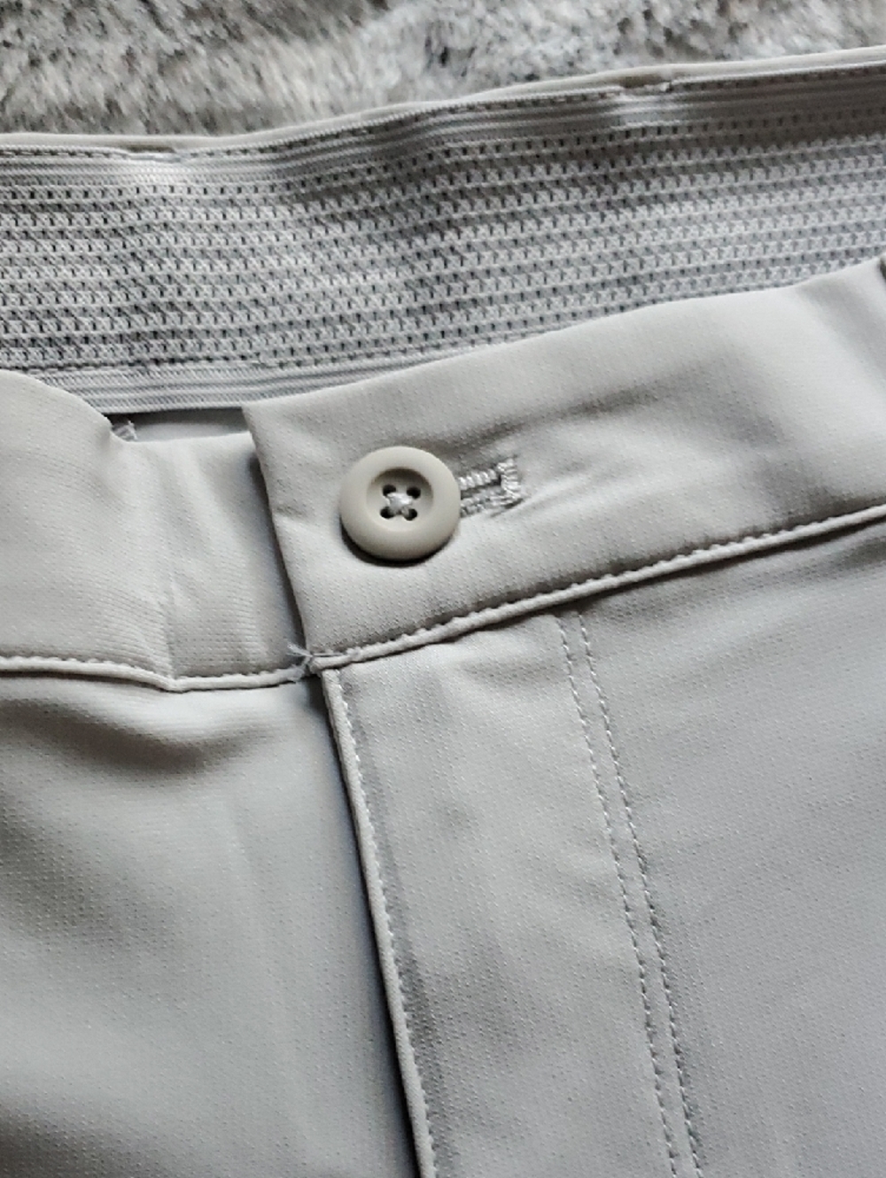 Men's Flat-Front Performance Golf Shorts - Light Khaki - Picture 3 of 6